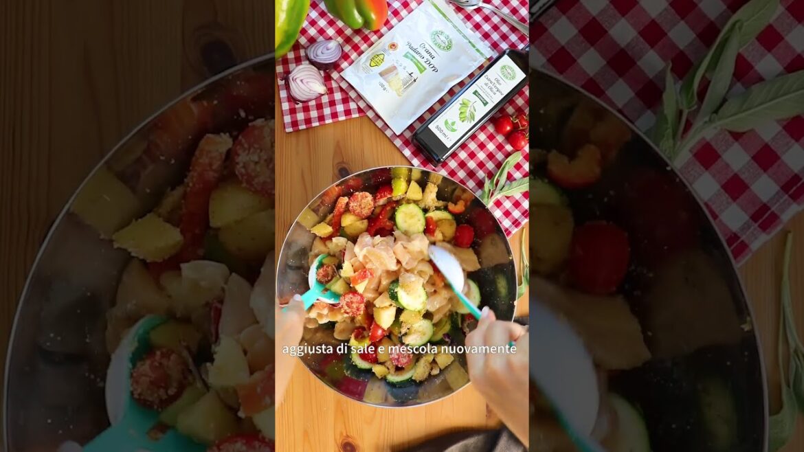 Straccetti di pollo con verdure croccanti