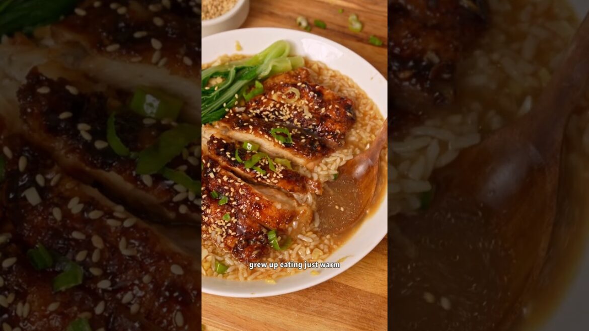 Honey Soy Glazed Chicken With Garlic Ginger Brothy Rice Honey Soy Glazed Chicken With Garlic Ginger Brothy Rice