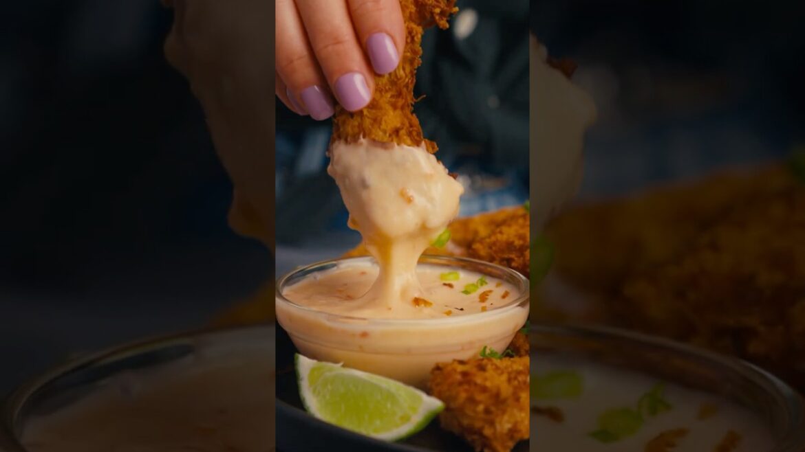 Crispy Coconut Shrimp With Bang Bang Sauce #foodart #food #gourmet #recipe #cooking #foodie Crispy Coconut Shrimp With Bang Bang Sauce #foodart #food #gourmet #recipe #cooking #foodie