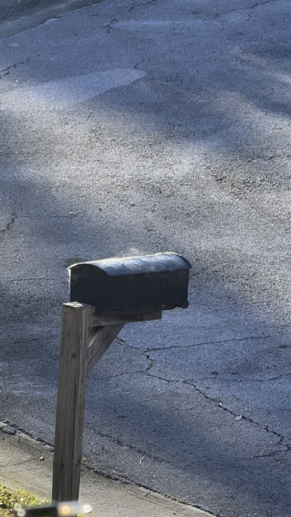 Alright who's mailbox is this