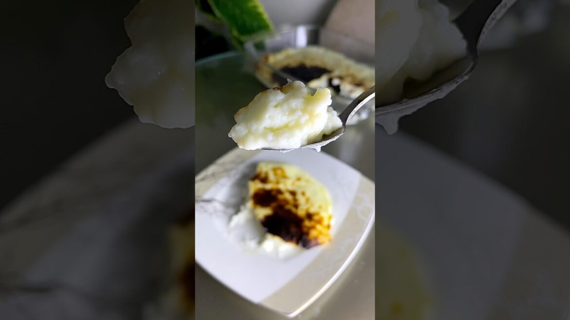 حلا لذيذ (مهلبية بس في الفرن)♥️. #shorts #shortvideo #اكسبلور #اكلات #سريع #وصفات