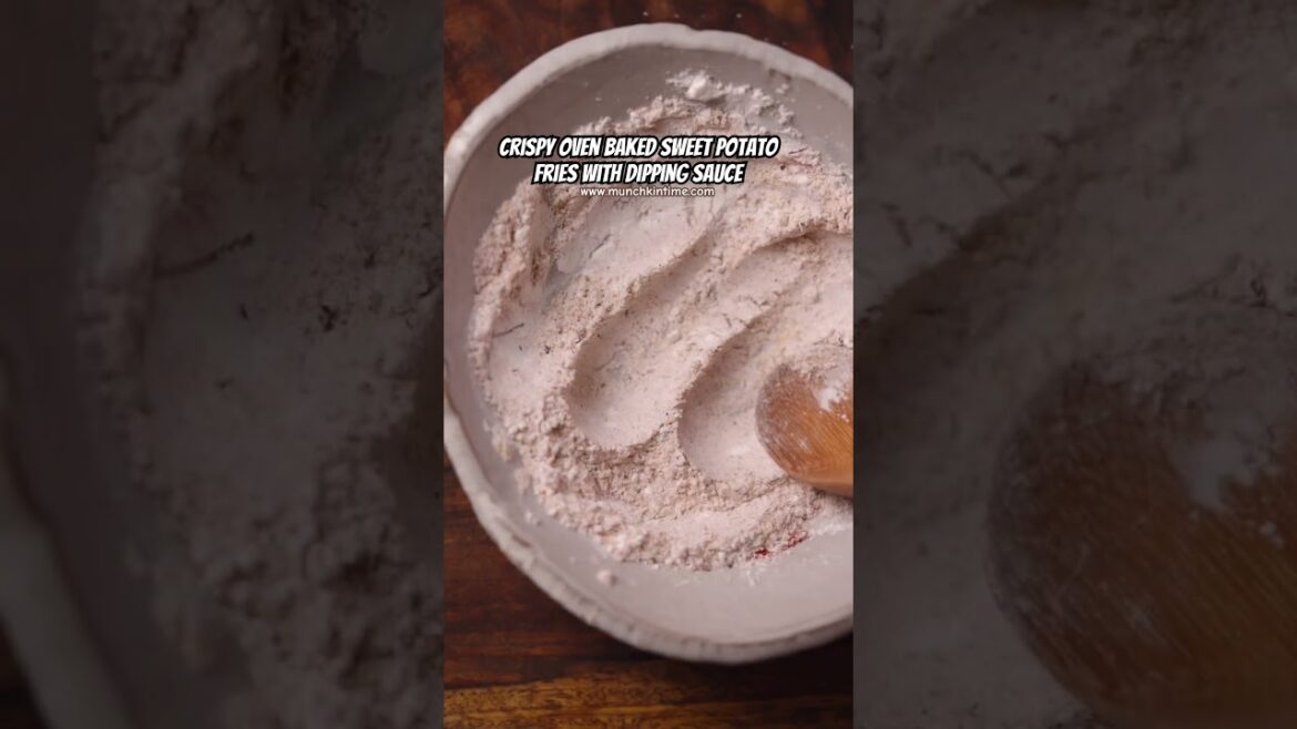 Crispy Oven Baked Sweet Potato Fries with Dipping Sauce #bakedpotato #sweetpotato Crispy Oven Baked Sweet Potato Fries with Dipping Sauce #bakedpotato #sweetpotato