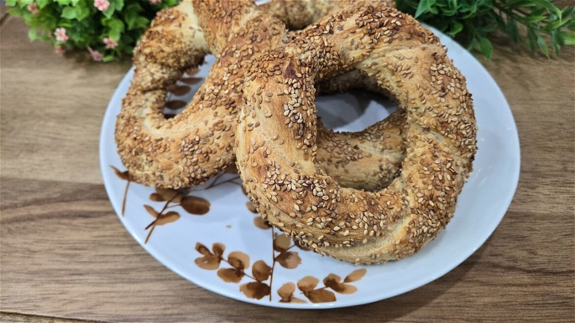 Delicious Simit Bread Recipe | Turkish Simit Bread | طرز تهیه نان سیمیت