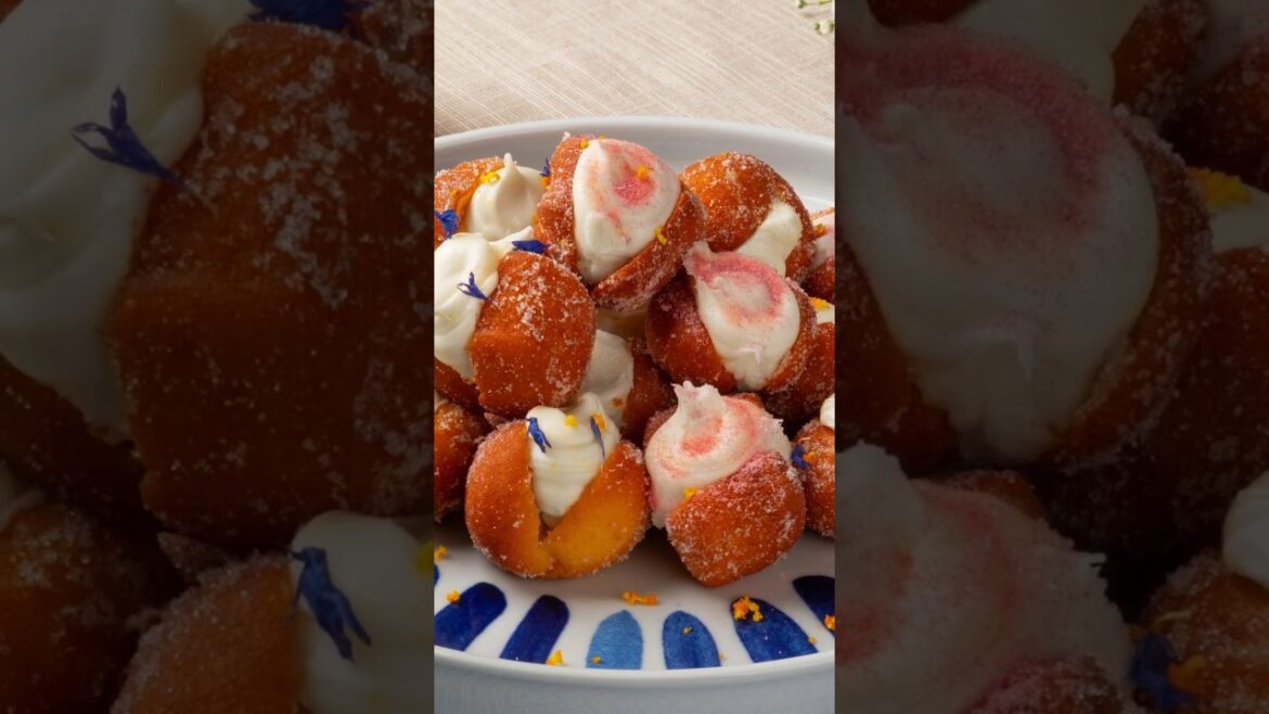 Castagnole ripiene di Mascarpone di Bufala e scorza d'arancia - Fattorie Garofalo