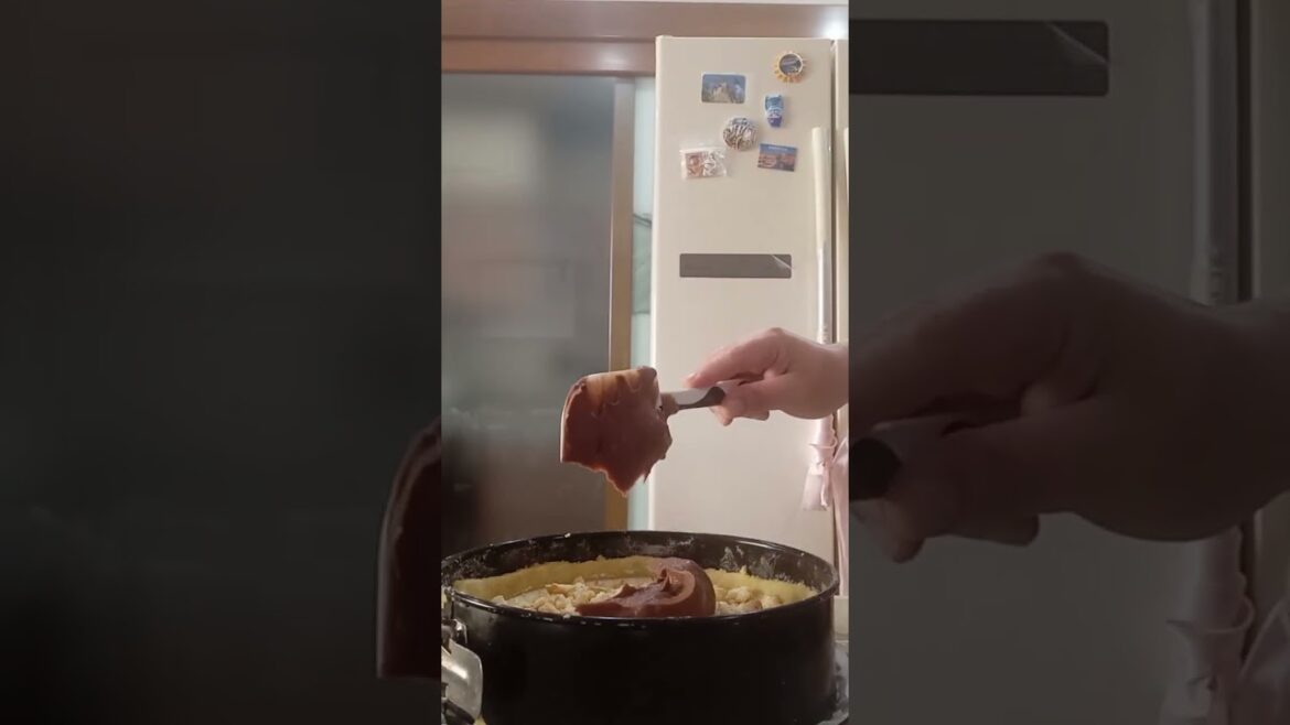 Torta pasticciotto con formaggio e crema al cacao