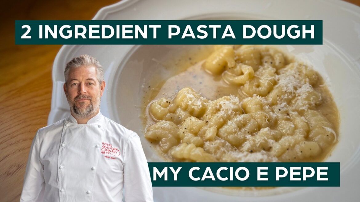 Homemade pasta in under 5 minutes - Cacio e Pepe