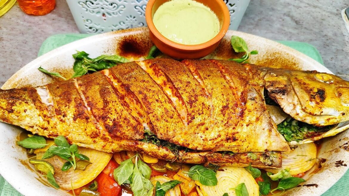 Grilled fish. How to make grilled fish সহজে বানিয়ে নিলাম গ্রিল ফিস