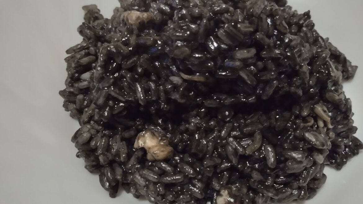 Per cena ho preparato il Riso al Nero di Seppia! Favoloso! Da provare!