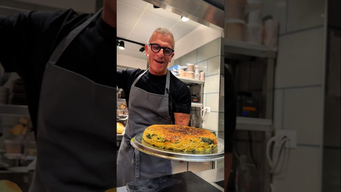 Frittata di pasta e cime di rapa #chefmaxmariola