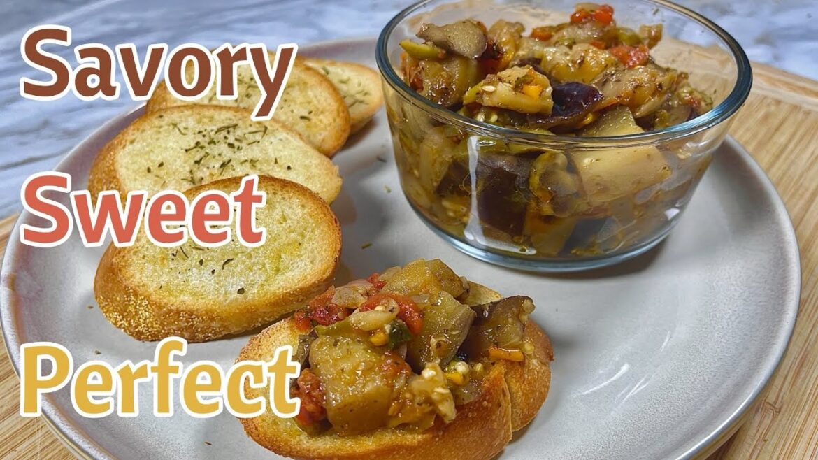 Eggplant Caponata Recipe | Sweet, Tangy, Savory Mediterranean Classic