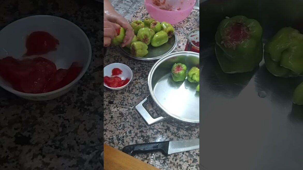 Kıymalı Biber Dolma Bayılırım Türk Yemeklerine