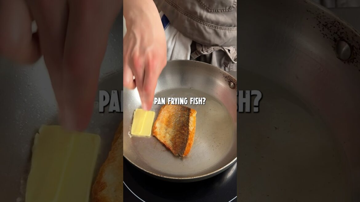 Make your sea bass pan sauce like this