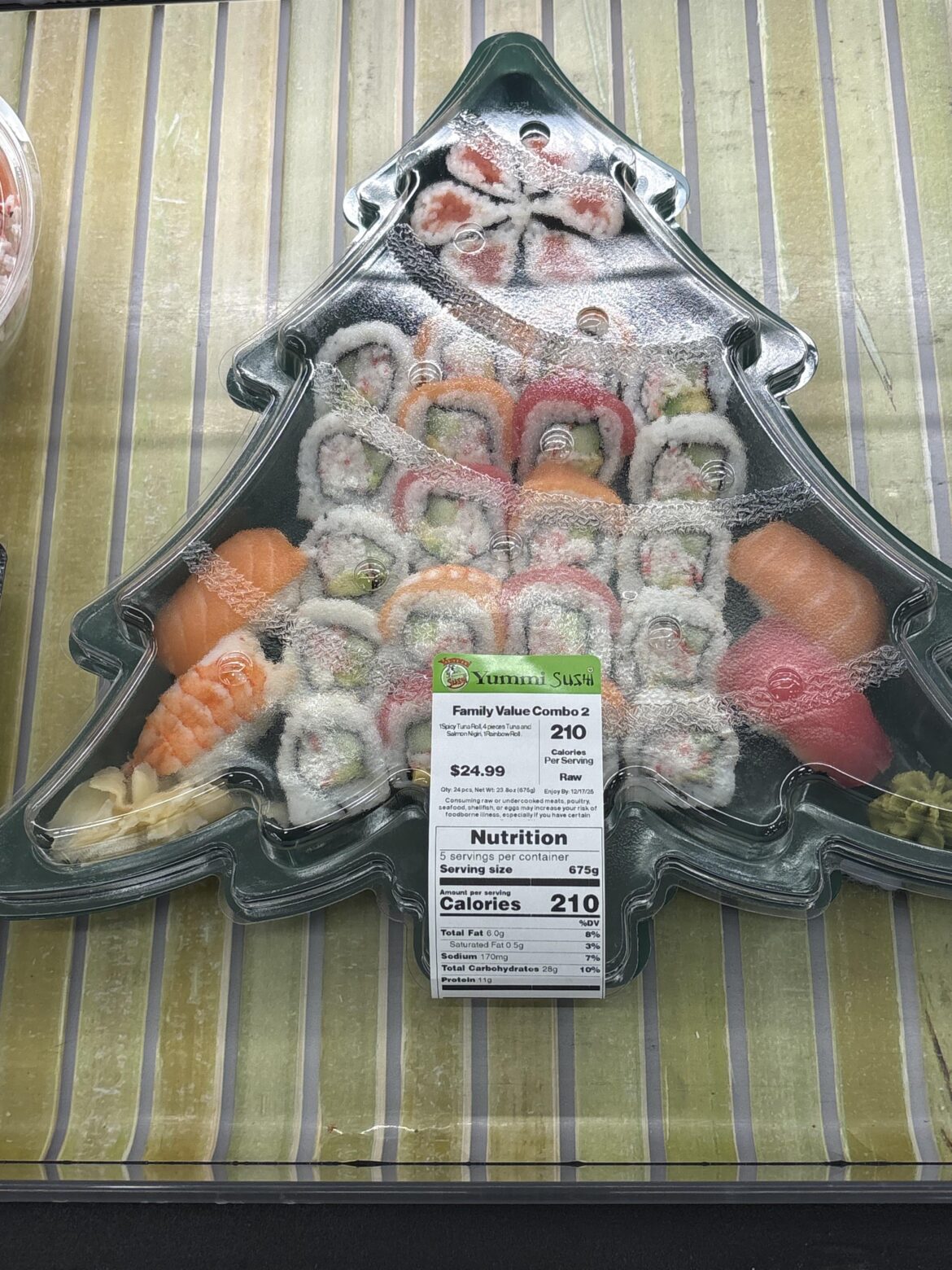 Merry sushi Christmas