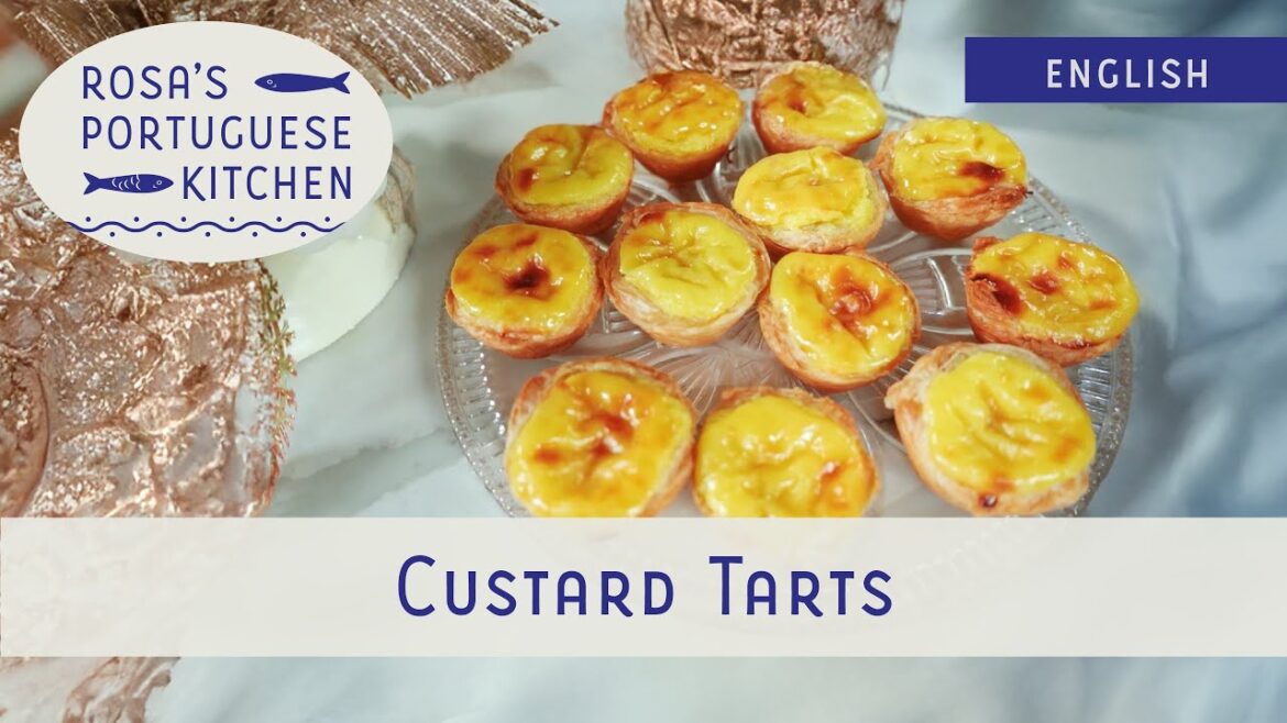 AUTHENTIC Pastéis de Nata! Creamy Custard & Flaky Crust Recipe | Rosa's Kitchen S01E33