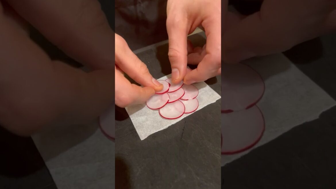 Michelin-star radish dessert recipe ⭐️