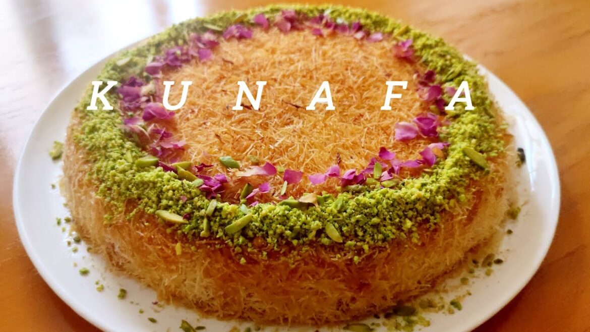 How to Make Kunafa (Knafeh) #baklava