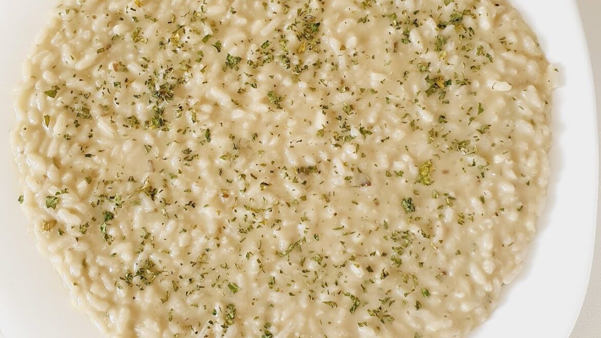 Risotto with AUBERGINE sauce