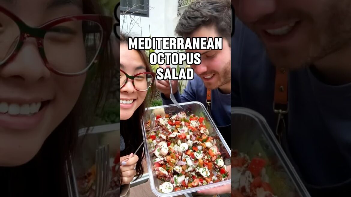 Mediterranean Octopus salad #shorts #recipe #healthyfood #italianfoodlover