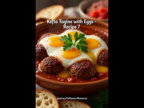 RECIPE 7: Kefta Tagine with Eggs #authenticcooking #moroccanfood RECIPE 7: Kefta Tagine with Eggs #authenticcooking #moroccanfood