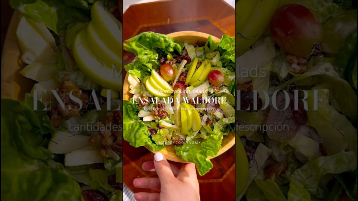 ENSALADA WALDORF merrycooking saladas #recipe #easyrecipes #christmas #holiday