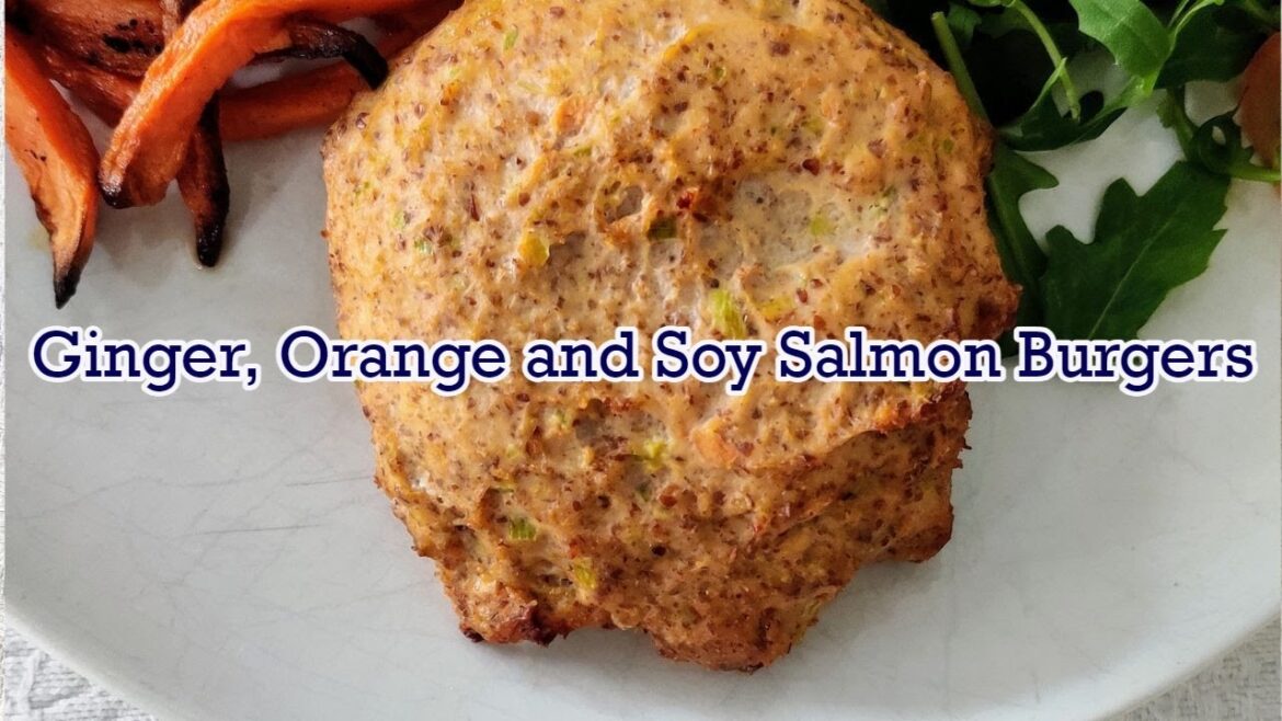 Ginger, Orange and Soy Salmon Burgers