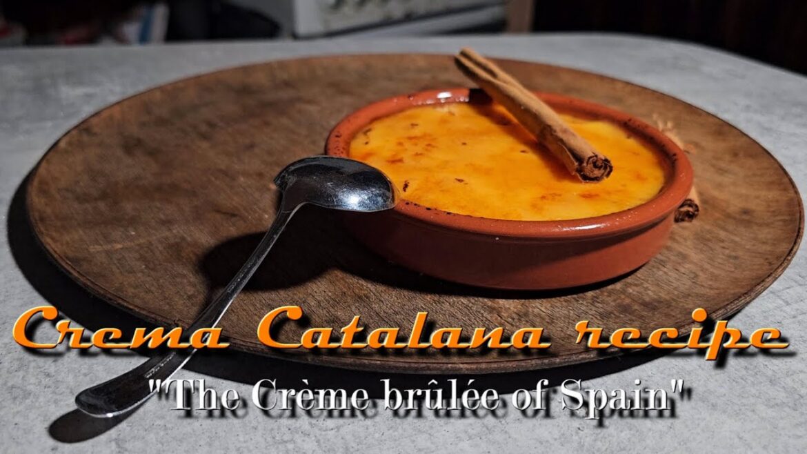 Crema Catalana Authentic Spanish Recipe  | Chef Gabriel