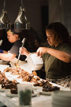 DIALLO Chef's Table Event, Tyrod Taylor, Dex Robinson, Alex Hill, 