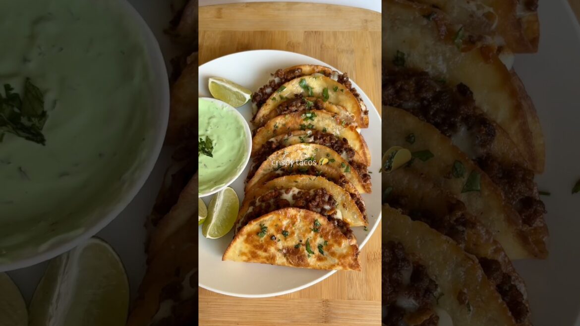 Crispy tacos #tacos #shorts