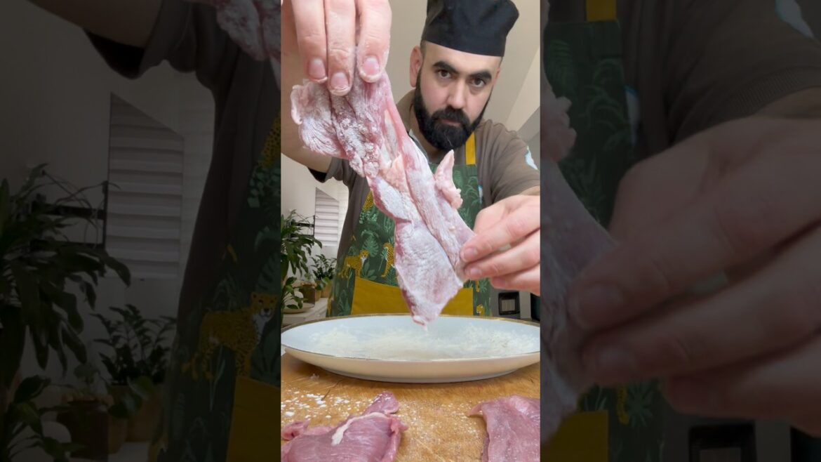 SCALOPPINE AL LIMONE #carne #cucinaitaliana #ricetta #andros