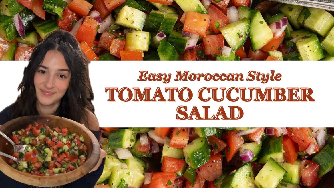 Moroccan Cucumber Tomato Salad