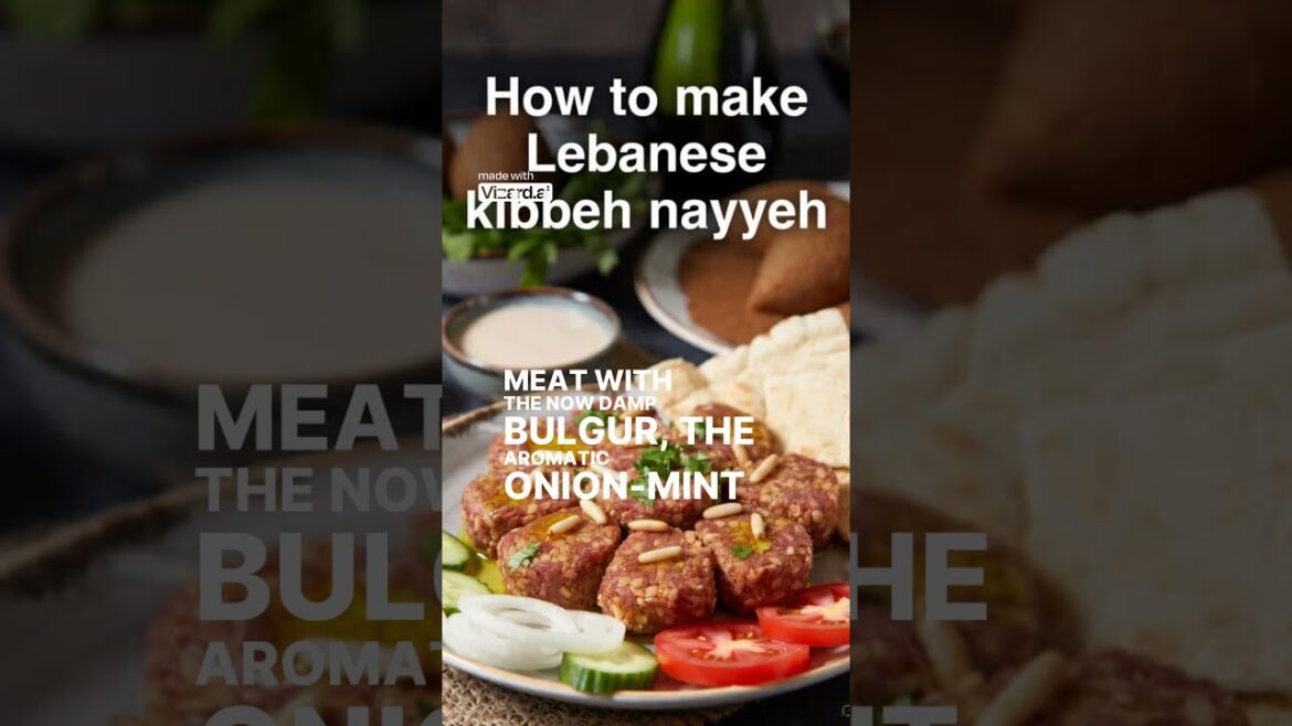 How to make Lebanese Kibbeh Nayyeh
