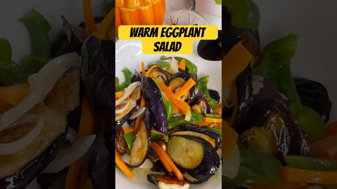 How to make a warm eggplant salad