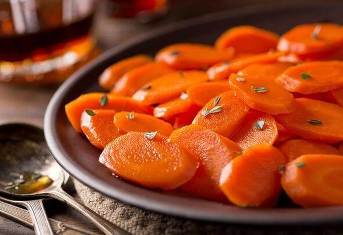 Cooked carrots