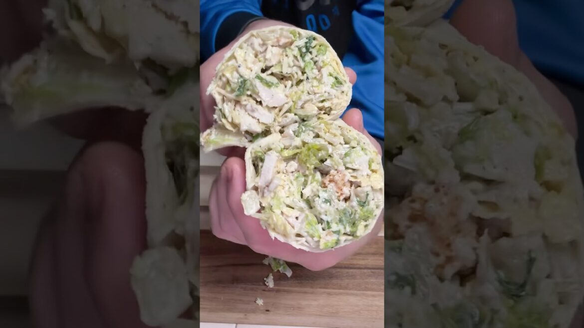 The VIRAL Chicken Caesar wrap!