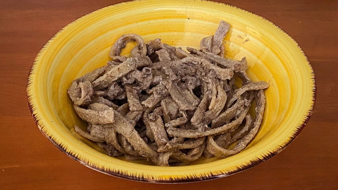 Scialatielli con cioccolato, ricotta e caffè