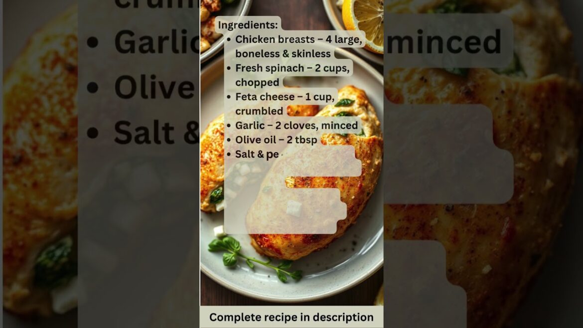 Spinach & Feta Stuffed Chicken – Recipe by What Shall I Cook