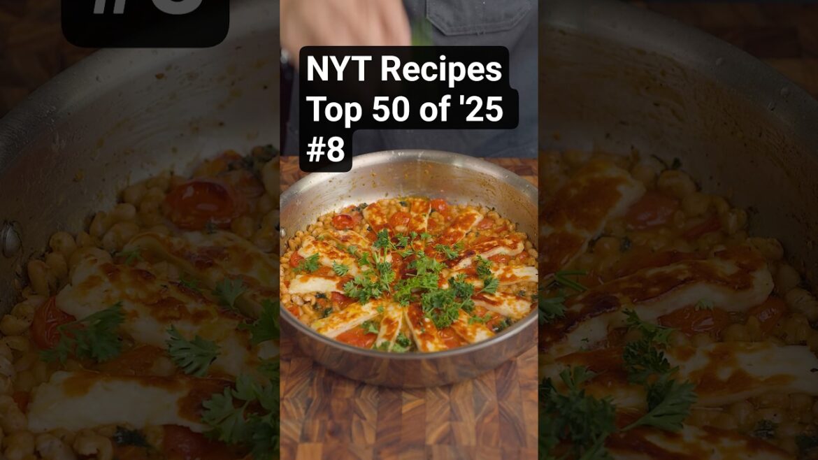 Cooking Every Recipe on the NYT Top 50 List of 2025 | Crispy Haloumi with Tomatoes and White Beans?