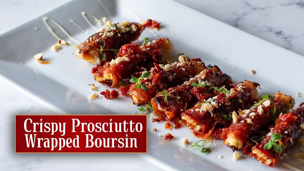 Crispy Prosciutto Wrapped Boursin Crispy Prosciutto Wrapped Boursin