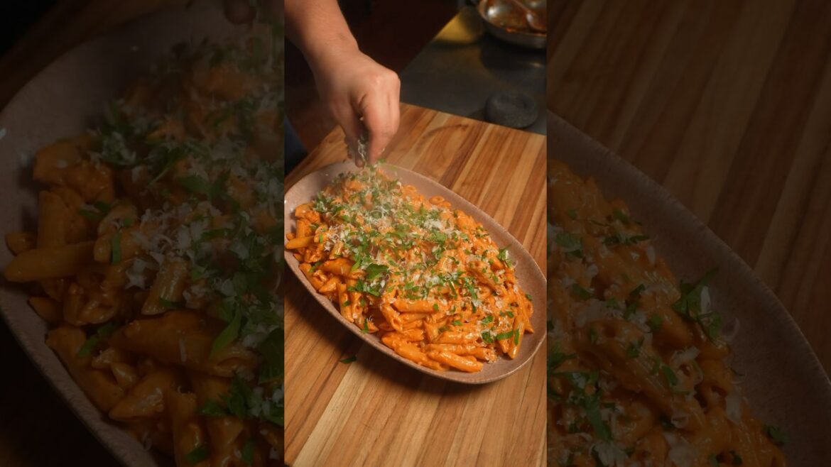 20 minutes meal - penne alla vodka