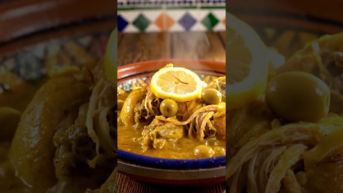 Chicken Tagine with Preserved Lemon & Olives – A Golden Moroccan Classic Chicken Tagine with Preserved Lemon & Olives – A Golden Moroccan Classic