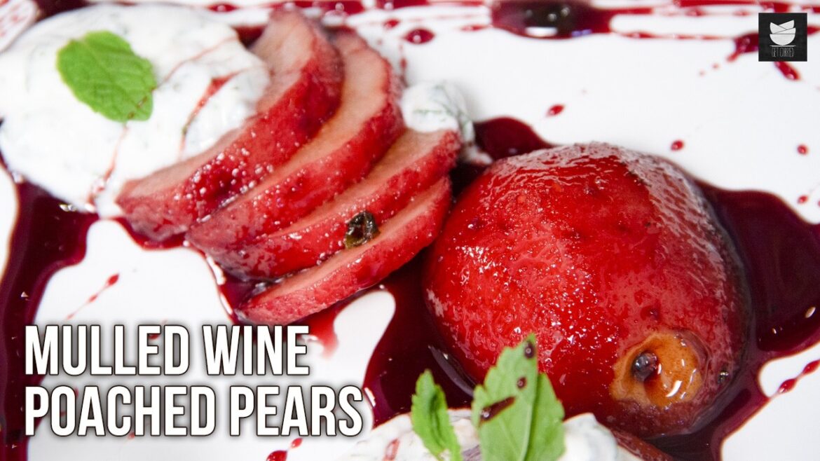 Mulled Wine Poached Pears | Easy & Quick | Cozy Christmas Dessert Mulled Wine Poached Pears | Easy & Quick | Cozy Christmas Dessert