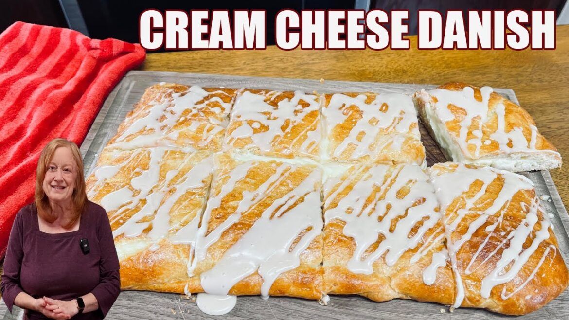 CREAM CHEESE DANISH Using Crescent Roll Dough. Perfect for Breakfast or Brunch and the Holidays
