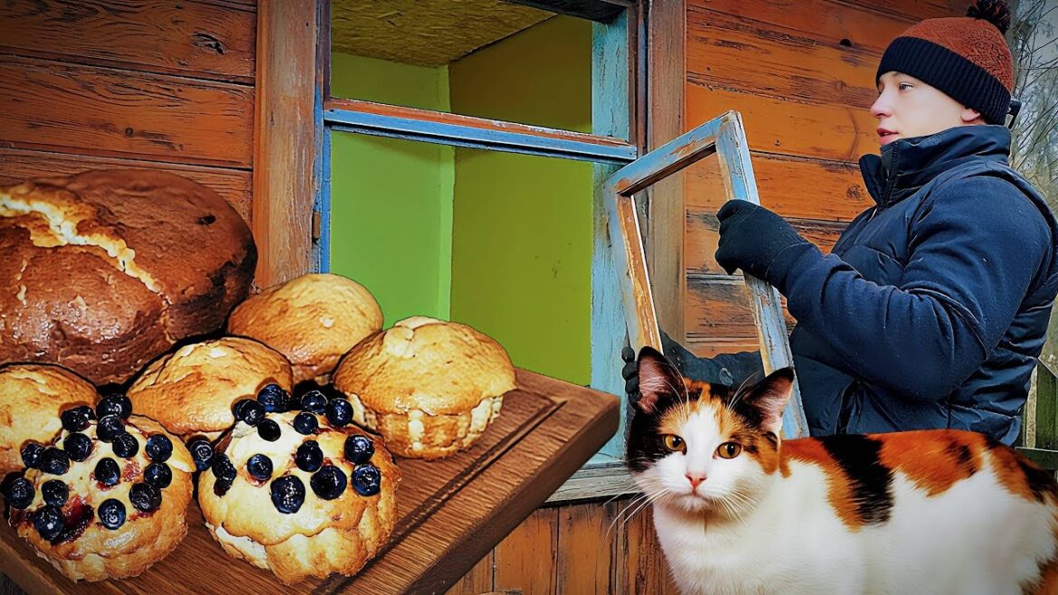 ВОССТАНАВЛИВАЕМ ЗАБРОШЕННЫЙ ХУТОР: ВСТАВЛЯЕМ ОКНА, ГОТОВИМ ПИРОГИ.