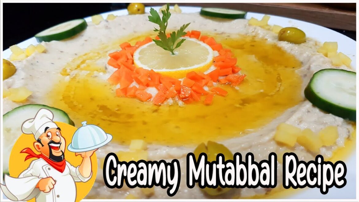 Best Mutabbal Recipe | Creamy Roasted Eggplant & Tahini Dip