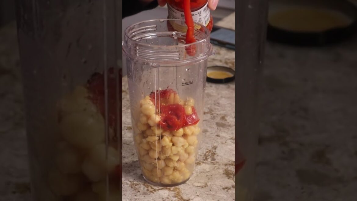 Roasted Red Pepper Hummus Recipe without one main ingredient...