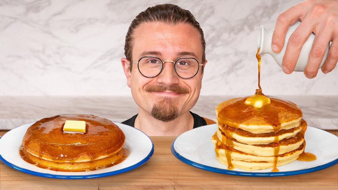 Fluffiest Pancakes You'll Ever Make (2 Ways)
