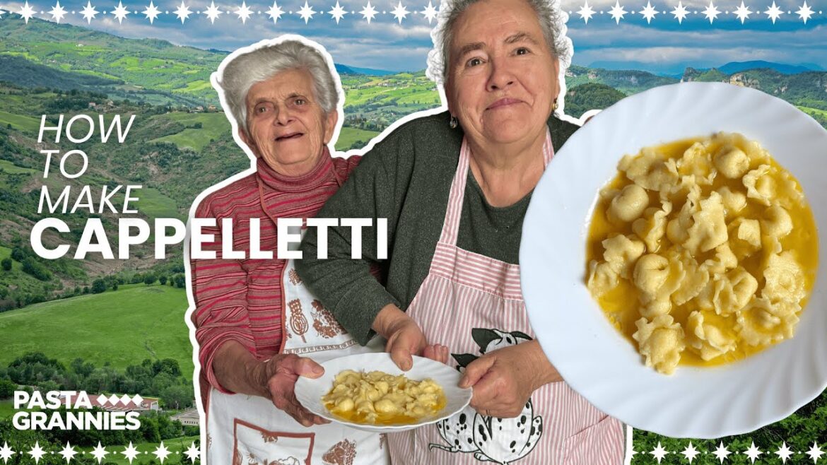 Christmas in Romagna! Learn how to make cappelletti in broth | Pasta Grannies