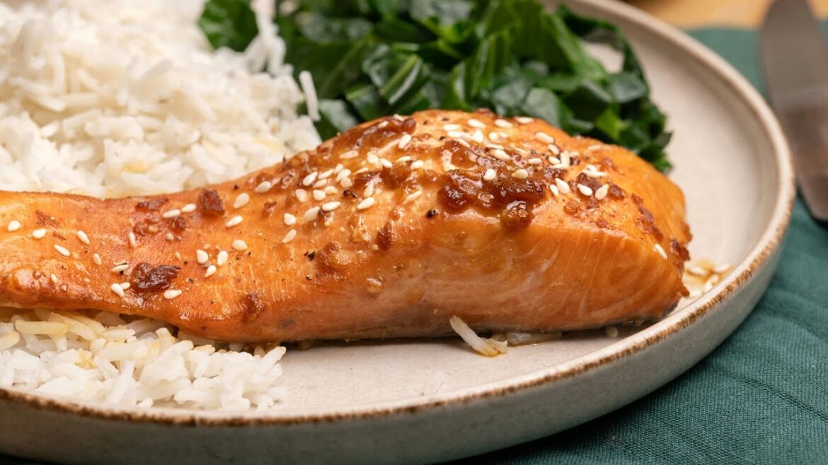 Soy Ginger Baked Salmon Recipe