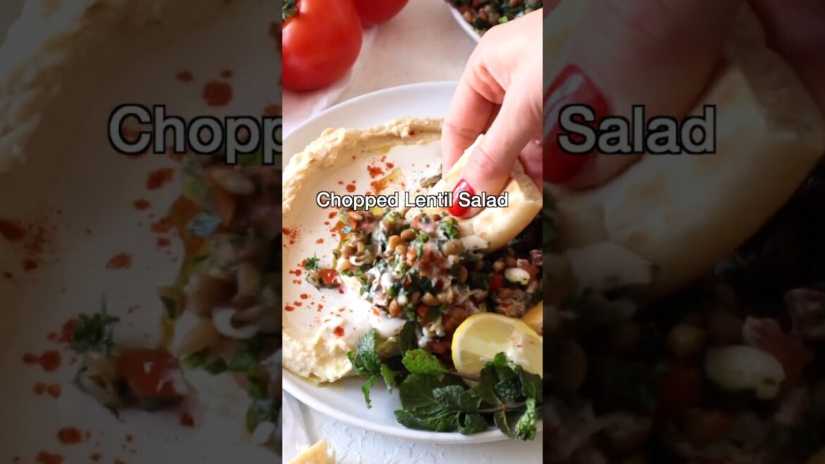 Mediterranean Chopped Lentil Salad