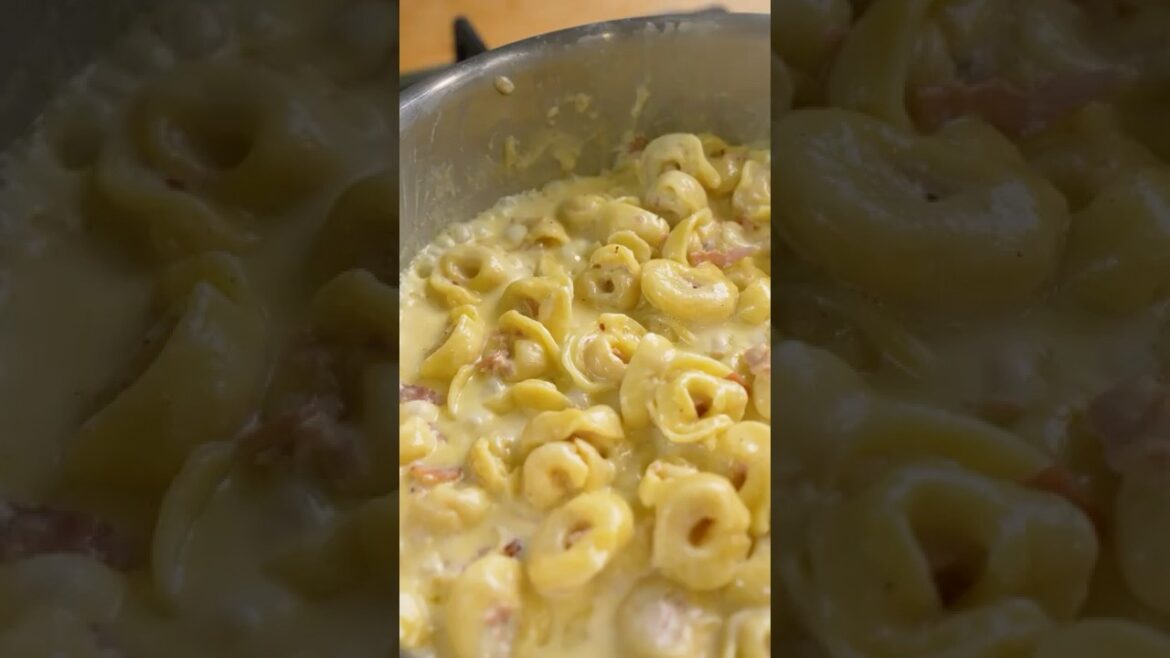 Tortelini in Schinken Sahne Sauce